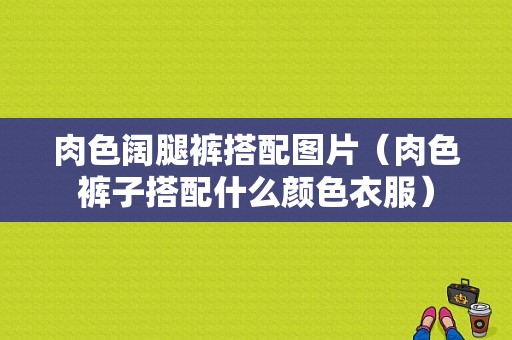 肉色阔腿裤搭配图片（肉色裤子搭配什么颜色衣服）